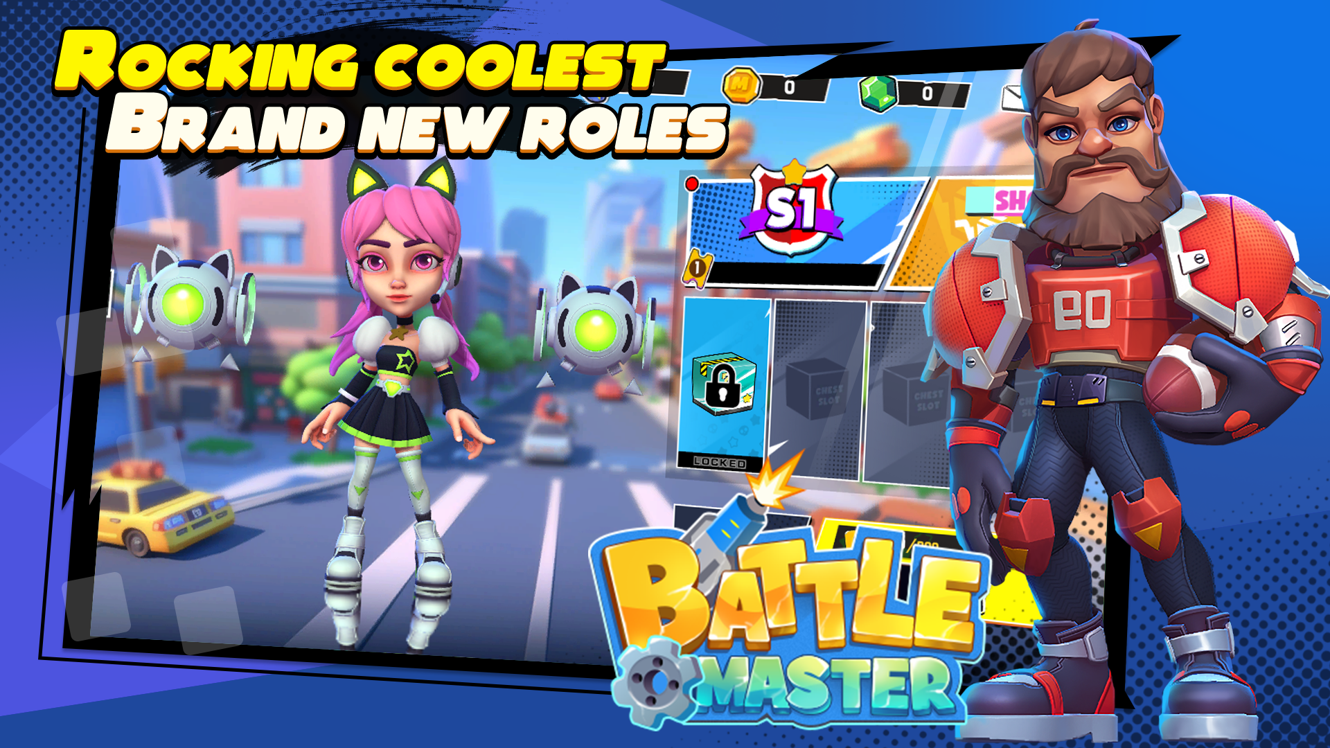 分贝块为Google Play手游 《Battle Master》 提供全案音效设计与配乐服务